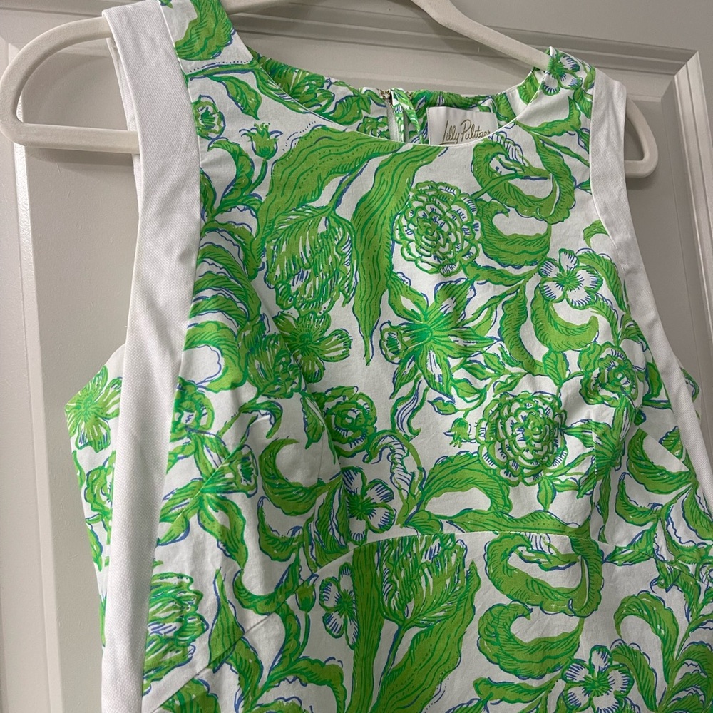 Lilly Pulitzer Beckler Stretch Shift Dress Size 12 - Picture 3 of 7